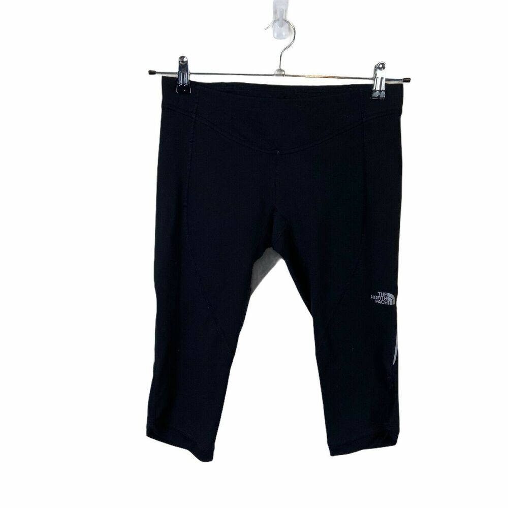 The North Face Athletic Leggings Workout Black Comfort Cropped Legging sz M